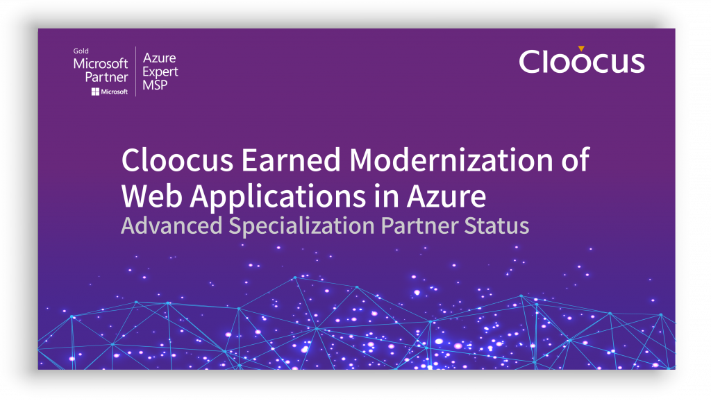 [Press] Cloocus Earned Modernization of Web Applications in Azure - Cloocus